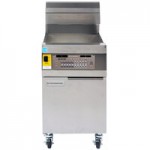 Frymaster LHD165 100 lb. Decathlon Liquid Propane Floor Fryer with SMART4U 3000 Controls - 105,000 BTU