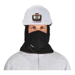 Ergodyne N-Ferno 6871 Black 2-Layer Shoulder-Length Winter Hard Hat Liner with Fleece Lining and Mouthpiece 16871 Ergodyne N-Ferno 6871 Black 2-Layer Shoulder-Length Winter Hard Hat Liner with Fleece Lining and Mouthpiece 16871