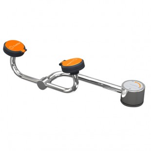 Guardian Equipment G1774 AutoFlow Right Hand Deck Mounted Eye and Face Wash Station with 90 Degree Swivel