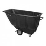 Wesco Industrial Products 272577 0.5 Cu. Yd. Blue Recycling Polyethylene Standard-Duty Tilt Truck