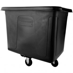 Rubbermaid® FG461200BLA Black 12 Cu. Ft. Bulk Cube Truck (400 lb.) Rubbermaid® FG461200BLA Black 12 Cu. Ft. Bulk Cube Truck (400 lb.)
