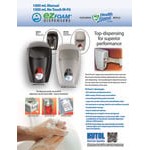 Kutol EZ Foam 9942BLK 1,000 mL Black Manual Hand Soap / Sanitizer Dispenser Kutol EZ Foam 9942BLK 1,000 mL Black Manual Hand Soap / Sanitizer Dispenser