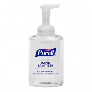 PURELL® Advanced Healthcare 5012-04 515 mL Ultra-Nourishing Foaming Hand Sanitizer with Pump - 4/Case