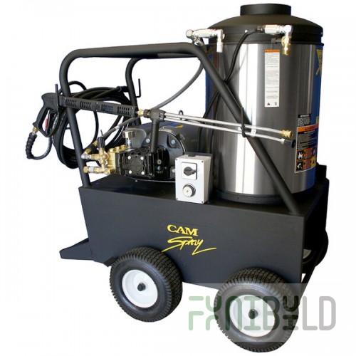 Cam Spray 4000QE Portable Electric Hot Water Pressure Washer with 50' Hose - 4000 PSI; 4.0 GPM