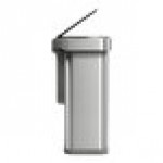 simplehuman ST2050 15.3 Gallon / 58 Liter Brushed Stainless Steel Dual Compartment Rectangular Sensor Trash Can and Recycling Can with Voice and Motion Control and Liner Pocket