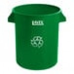 Lavex 20 Gallon Green Round Commercial Recycling Can Lavex 20 Gallon Green Round Commercial Recycling Can