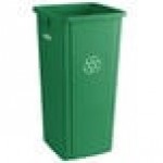 Lavex 20 Gallon Green Round Commercial Recycling Can Lavex 20 Gallon Green Round Commercial Recycling Can