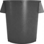 Carlisle 84104424 Bronco 44 Gallon Orange Round Trash Can Carlisle 84104424 Bronco 44 Gallon Orange Round Trash Can