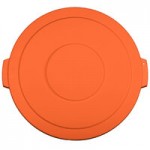 Carlisle 84104424 Bronco 44 Gallon Orange Round Trash Can Carlisle 84104424 Bronco 44 Gallon Orange Round Trash Can