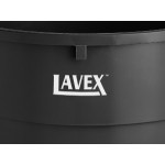 Lavex 44 Gallon Black Round Commercial Trash Can