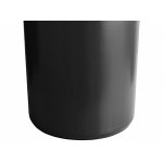 Lavex 44 Gallon Black Round Commercial Trash Can