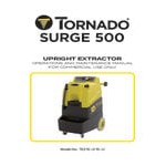 Tornado Surge 500 310-G15-U Heated Carpet Extractor - 15 Gallon Tornado Surge 500 310-G15-U Heated Carpet Extractor - 15 Gallon