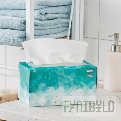 Kleenex® Professional White 1-Ply Folded Ultra-Soft Paper Hand Towel Pop-Up Box - 1,260/Case