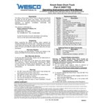 Wesco Industrial Products 1,000 lb. Poly Drum Truck with (2) 10