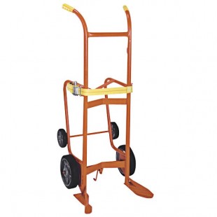 Wesco Industrial Products 1,000 lb. Steel / Poly / Fiber Drum Truck and Drain Stand with (2) 10