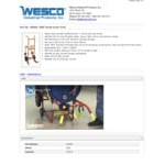 Wesco Industrial Products 1,000 lb. Steel / Poly / Fiber Drum Truck and Drain Stand with (2) 10