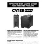CaterGator Stainless Steel Ice Caddy Lid Hinge for CaterGator 125 lb. Mobile Ice Bins CaterGator Stainless Steel Ice Caddy Lid Hinge for CaterGator 125 lb. Mobile Ice Bins