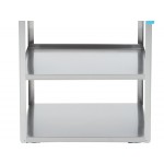 Lakeside 411 Medium Duty Stainless Steel 3 Shelf Utility Cart - 16 3/4 Lakeside 411 Medium Duty Stainless Steel 3 Shelf Utility Cart - 16 3/4