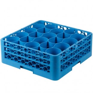 Carlisle RW20-114 OptiClean NeWave 20 Compartment Glass Rack with 2 Extenders Carlisle RW20-114 OptiClean NeWave 20 Compartment Glass Rack with 2 Extenders