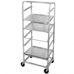 Channel SRS-7 7 Pan Side Load Angled Merchandising Cart Channel SRS-7 7 Pan Side Load Angled Merchandising Cart