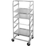 Channel SRS-7 7 Pan Side Load Angled Merchandising Cart