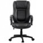 Eurotech LE521 Pembroke Black Leather High Back Swivel Office Chair with Padded Arm Rests Eurotech LE521 Pembroke Black Leather High Back Swivel Office Chair with Padded Arm Rests