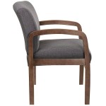 Boss B9580DW-SG Slate Gray NTR (No Tools Required) Guest Chair