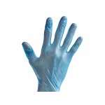 Noble Powder-Free Disposable Blue 3 Mil Thick Vinyl Gloves for Foodservice - Large - 1,000/Case Noble Powder-Free Disposable Blue 3 Mil Thick Vinyl Gloves for Foodservice - Large - 1,000/Case