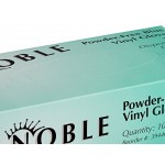 Noble Powder-Free Disposable Blue 3 Mil Thick Vinyl Gloves for Foodservice - Large - 1,000/Case Noble Powder-Free Disposable Blue 3 Mil Thick Vinyl Gloves for Foodservice - Large - 1,000/Case