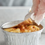 Baker's Lane Round Foil Board Lid for 4 oz. Ramekin Cup - 50/Pack Baker's Lane Round Foil Board Lid for 4 oz. Ramekin Cup - 50/Pack