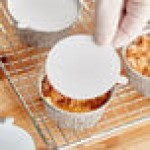 Baker's Lane Round Foil Board Lid for 4 oz. Ramekin Cup - 50/Pack Baker's Lane Round Foil Board Lid for 4 oz. Ramekin Cup - 50/Pack