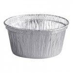 Baker's Lane Round Foil Board Lid for 4 oz. Ramekin Cup - 50/Pack Baker's Lane Round Foil Board Lid for 4 oz. Ramekin Cup - 50/Pack
