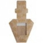 World Centric Sandwich Wedge Container with PLA Window 4 7/8