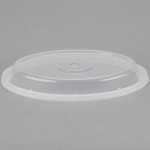 Pactiv Newspring OC06B 6 oz. Black VERSAtainer Oval Microwavable Container With Lid - 150/Case