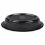 Pactiv Newspring OC06B 6 oz. Black VERSAtainer Oval Microwavable Container With Lid - 150/Case
