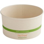 World Centric 32 oz. NoTree Compostable Wide Bio Lined Paper Food Cup - 300/Case