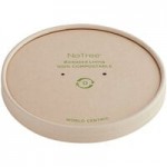 World Centric 32 oz. NoTree Compostable Wide Bio Lined Paper Food Cup - 300/Case