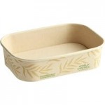 World Centric 32 oz. NoTree Compostable Wide Bio Lined Paper Food Cup - 300/Case