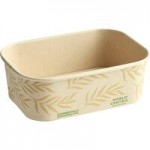 World Centric 32 oz. NoTree Compostable Wide Bio Lined Paper Food Cup - 300/Case