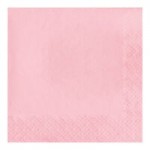 Creative Converting 95158 Classic Pink 3-Ply Guest Towel / Buffet Napkin - 192/Case Creative Converting 95158 Classic Pink 3-Ply Guest Towel / Buffet Napkin - 192/Case