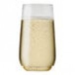 Tossware POP 6 oz. Customizable Plastic Champagne Flute Jr. Glass - 252/Case Tossware POP 6 oz. Customizable Plastic Champagne Flute Jr. Glass - 252/Case