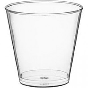 Fineline Savvi Serve 4015-CL 1.5 oz. Clear Hard Plastic Shot Glass - 1,000/Case