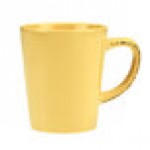 Libbey Farmhouse 12 oz. Butter Yellow Porcelain Mug - Sample