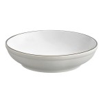 Acopa Embers 32 oz. Gray Matte Stoneware Pasta Bowl - Sample Acopa Embers 32 oz. Gray Matte Stoneware Pasta Bowl - Sample