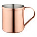 Acopa Alchemy 14 oz. Straight Sided Copper Moscow Mule Mug - Sample