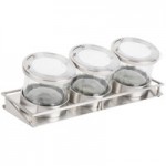 Cal-Mil 1851-4LID Replacement 16 oz. Stainless Steel Small Mixology Jar Lid