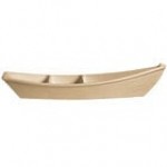 G.E.T. Enterprises BT320FT Bugambilia 3.6 Qt. Classic Textured Finish Forest Green Resin-Coated Aluminum Deep Boat with Dividers
