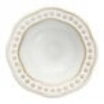 Manette Perls by Zwiesel Fortessa 1.5 oz. White Round Scalloped Stoneware Dipping Bowl with Embossed Pearl Edge - 24/Case Manette Perls by Zwiesel Fortessa 1.5 oz. White Round Scalloped Stoneware Dipping Bowl with Embossed Pearl Edge - 24/Case