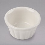Hall China from Steelite International HL8280AWHA Ivory (American White) 1 oz. Flared China Ramekin - 72/Case Hall China from Steelite International HL8280AWHA Ivory (American White) 1 oz. Flared China Ramekin - 72/Case