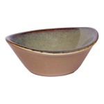 Ariane Splash Beige 1.69 oz. Beige Round Tapered Porcelain Coupe Bowl - 18/Case
